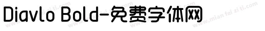 Diavlo Bold字体转换